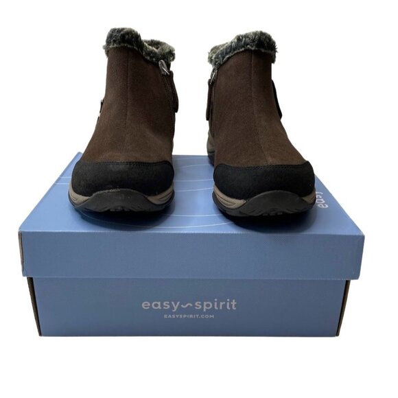 Easy Spirit Elinot Comfort Bootie Shoe Women's 6.5 Dark Brown Cushioned - Picture 8 of 11